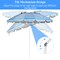 Costway 8 FT Beach Umbrella Outdoor Tilt Sunshade Sand Anchor W/Carry Bag